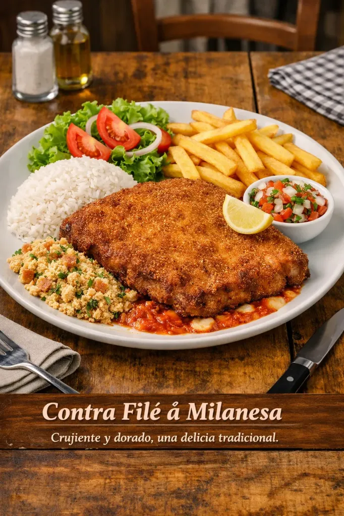 FILE DE FRANGO GLELHADO